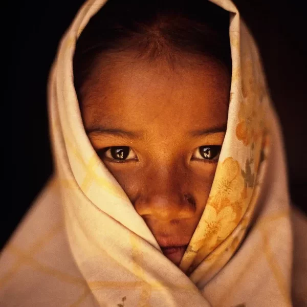 Niña rarámuri, Norogachi, Chihuahua.