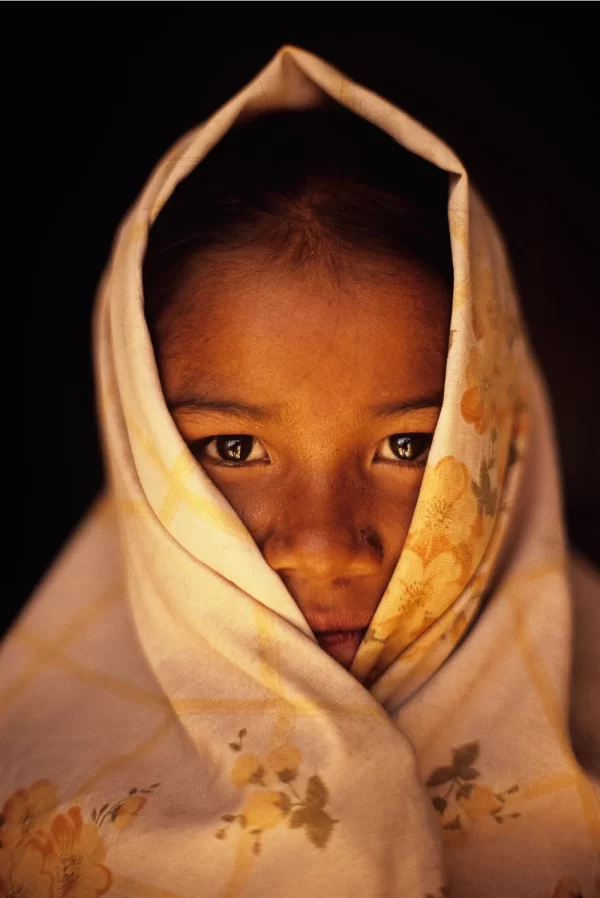 Niña rarámuri, Norogachi, Chihuahua.
