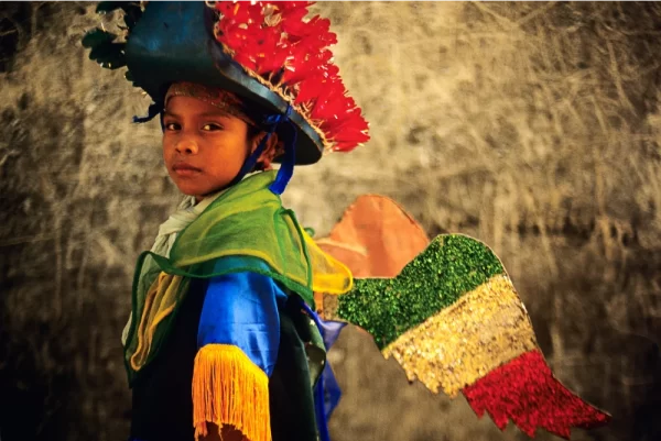 Niño otomí, Zozocolco de Hidalgo, Veracruz.