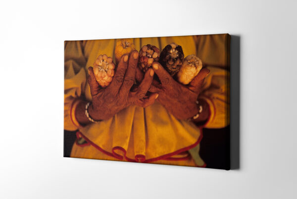 Manos de mujer huichol, comunidad wixarika, Sierra Madre Occidental. - Image 2